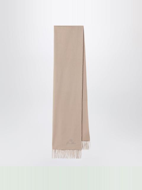 Loro Piana Golden-beige cashmere scarf