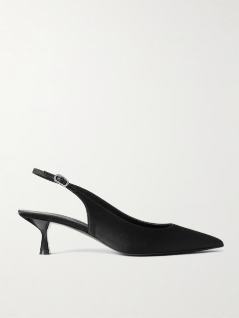 Stella McCartney Satin Slingback Pumps