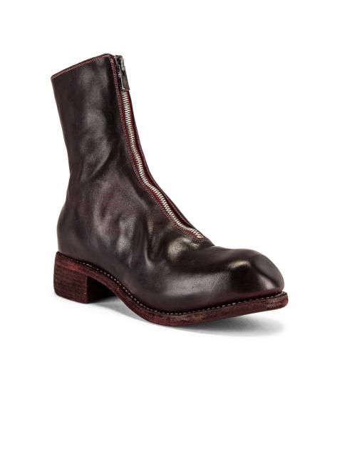 Full Grain Horse Front Zip Boot