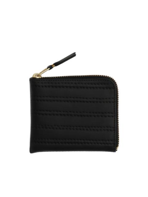 Comme Des Garçons stitched-detail zipped wallet