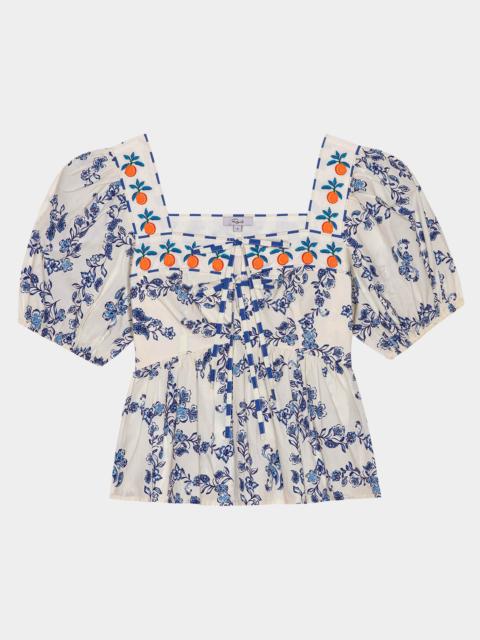 Rails Presley Printed Cotton Top