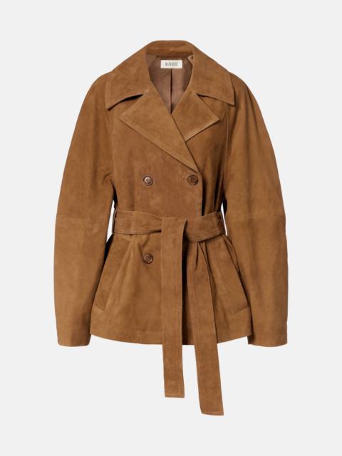 RÓHE Belted suede jacket