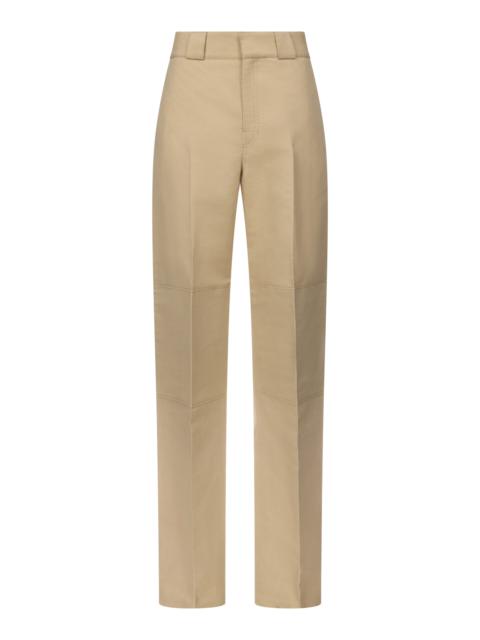 FFORME Nahla Utility Cotton Silk Trousers off-white