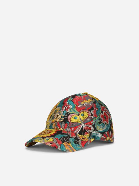 Dolce & Gabbana Jacquard baseball cap with DG logo