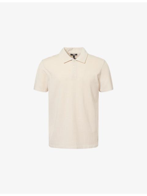 PAIGE Demille Short-Sleeve Cotton Polo Top