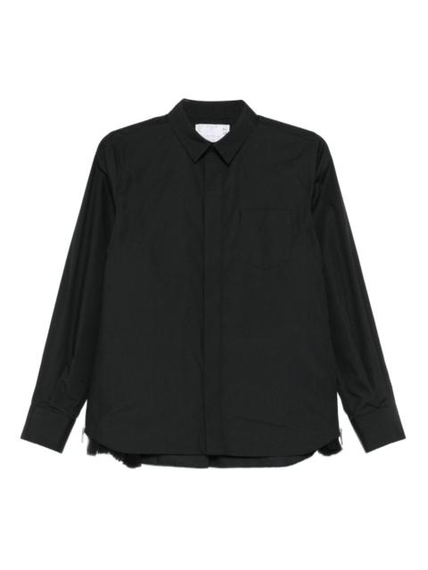 sacai long sleeve shirt