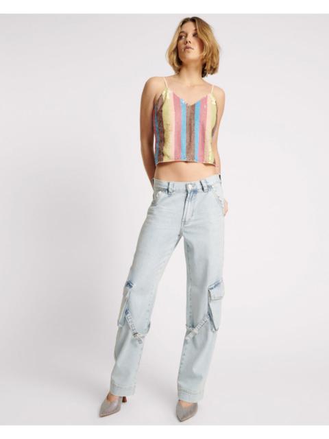 ONE TEASPOON Luna Utility Denim Jeans - Florence