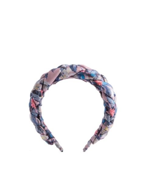 La DoubleJ braided floral hairband