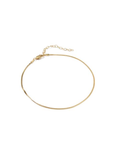 KENDRA SCOTT Herringbone 14k Gold-Filled Chain Anklet