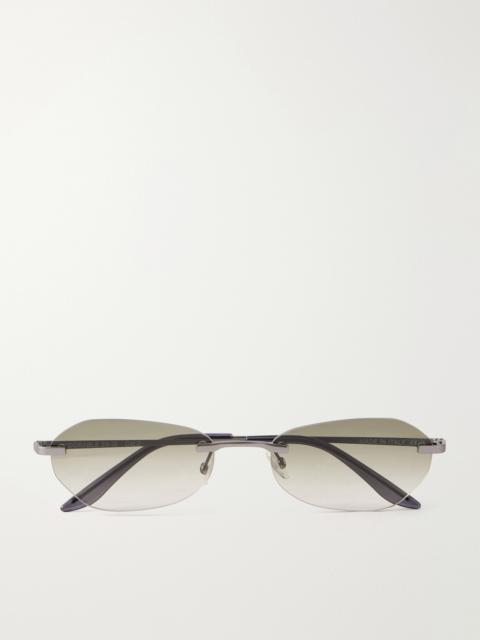 Our Legacy Adorable Round-Frame Metal Sunglasses