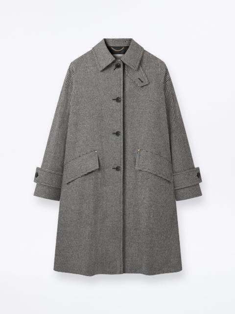 Mackintosh Humbie Slim Long Wool Houndstooth Coat
