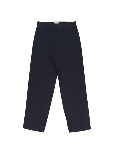 AIMÉ LEON DORE GARMENT DYED STRAIGHT FIT PANTS "DARK GRAY" FW23WP015 CHARCOAL ART