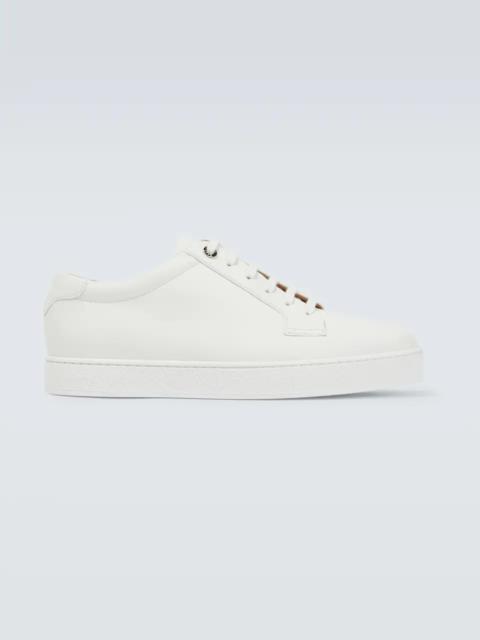 Molton leather sneakers