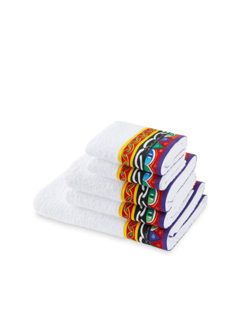 Dolce & Gabbana set of five terry cotton towels