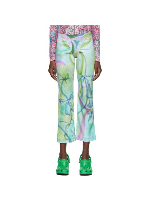 Collina Strada Blue Cotton Trousers