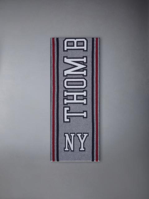 Thom Browne MERINO WOOL VARSITY SCARF