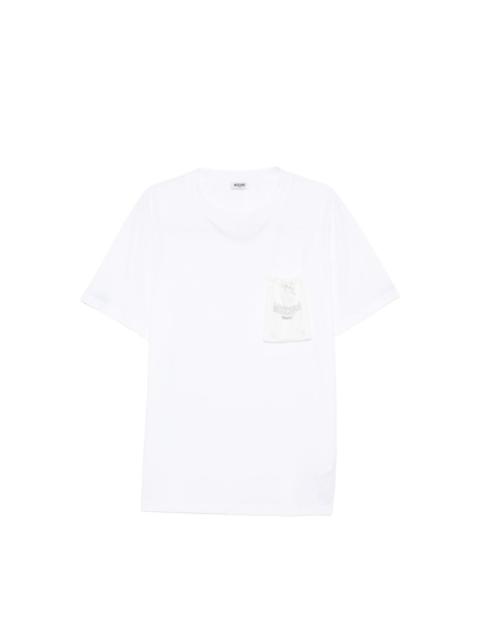 Moschino LACE-UP POCKET T-SHIRT