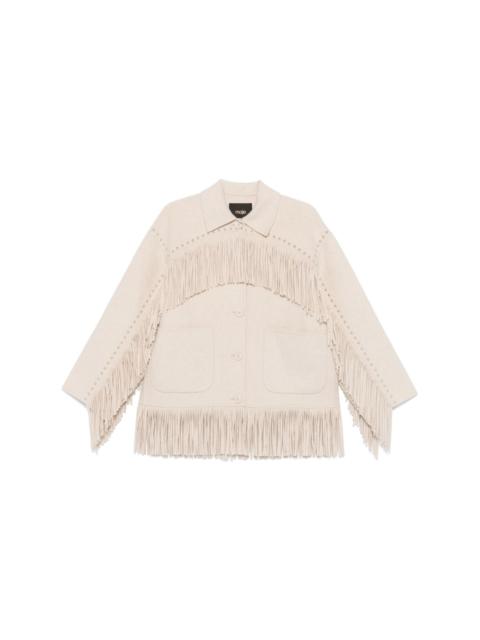 fringed coat