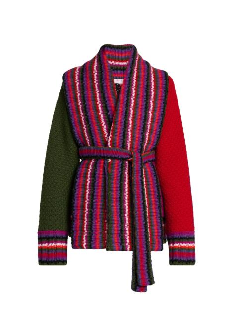 PUCCI Women's Passepartout Colorblocked Cardigan - Multicolor