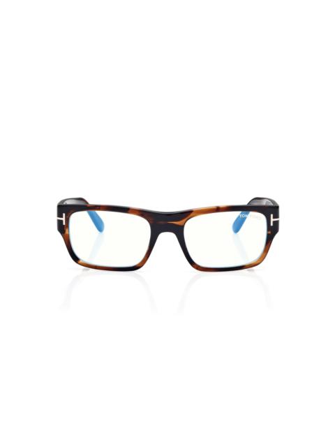 TOM FORD BLUE BLOCK RECTANGULAR OPTICALS