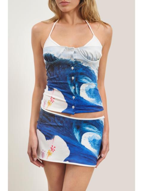 miaou ROXY CASSIE TOP - WAVE PRINT