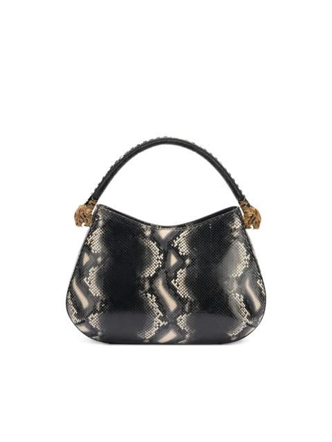 Roberto Cavalli embossed-leather shoulder bag