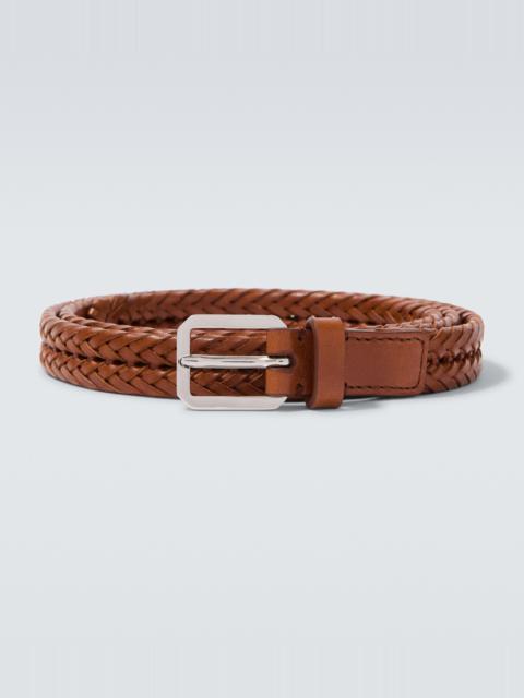 TOM FORD Woven leather belt
