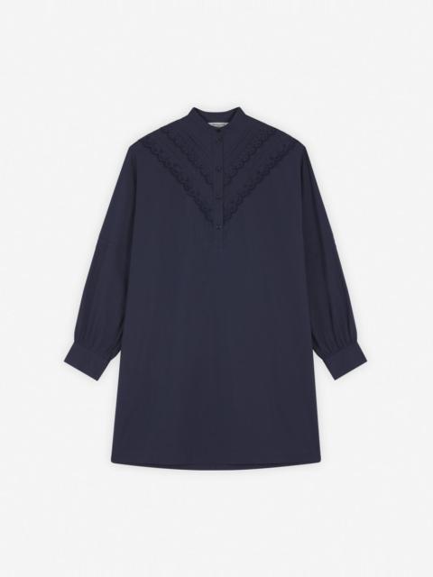 Maison Kitsuné CRAFT EMBROIDERY SHIRT DRESS