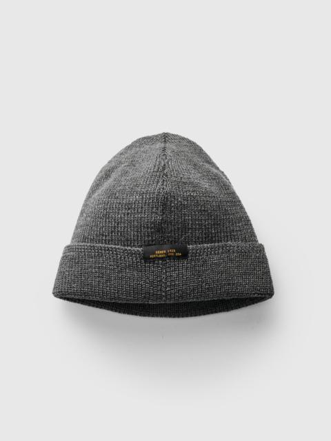 Dehen 1920 Wool Knit Watch Cap in Charcoal
