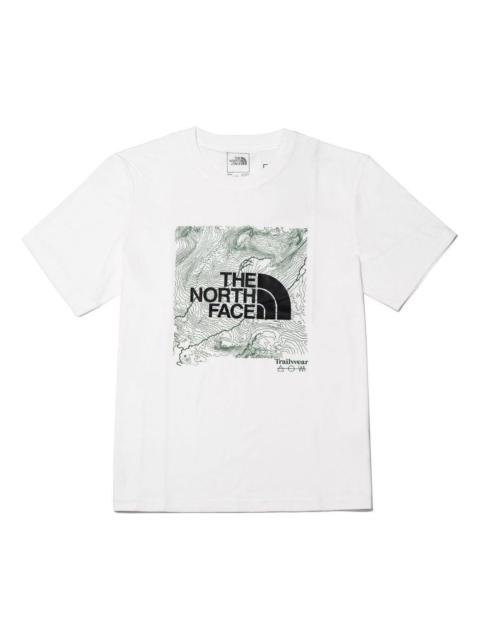 THE NORTH FACE Trailwear Logo T-Shirt 'White' NF0A7WF3-FN4