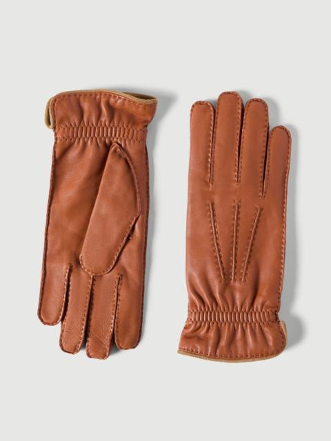 Brunello Cucinelli Nappa leather gloves with cashmere knit lining