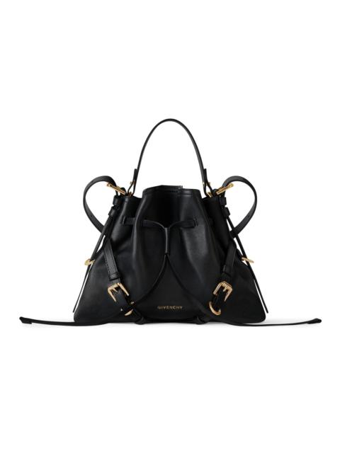 Givenchy Women's Small Voyou Bucket Bag in Shiny Leather - Black