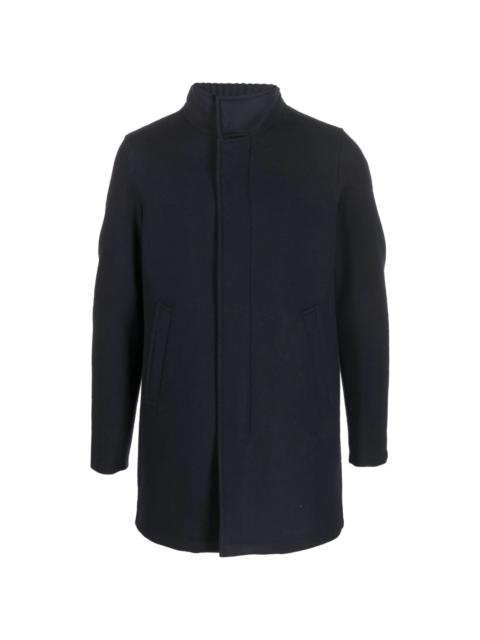 Herno single-breasted fitted coat