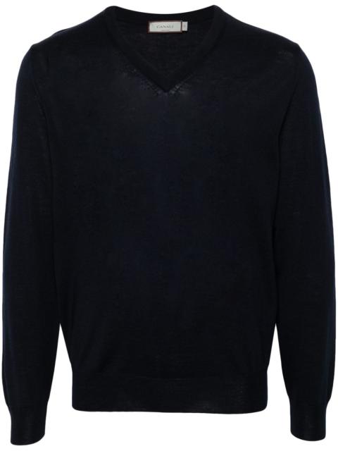 Canali merino-wool sweater