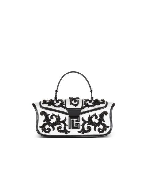 Blaze Pouch satin bag with Baroque embroidery