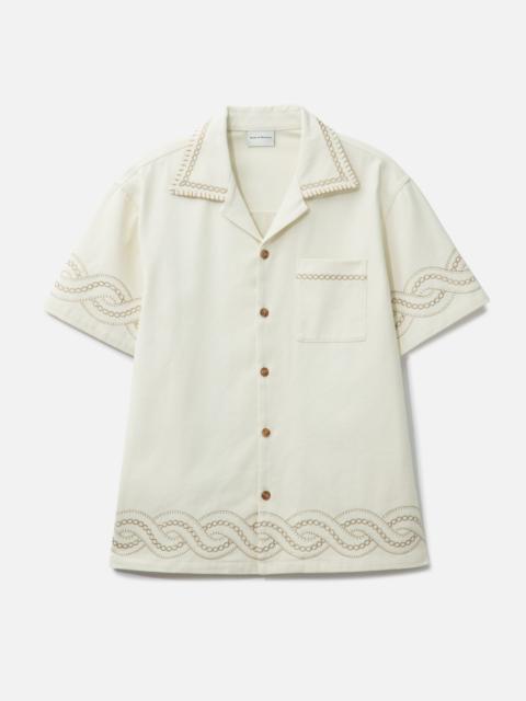 Drôle de Monsieur LA CHEMISE BRODÉE TRESSES