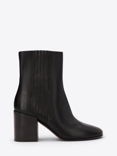 Dries Van Noten HEELED LEATHER CHELSEA BOOTS