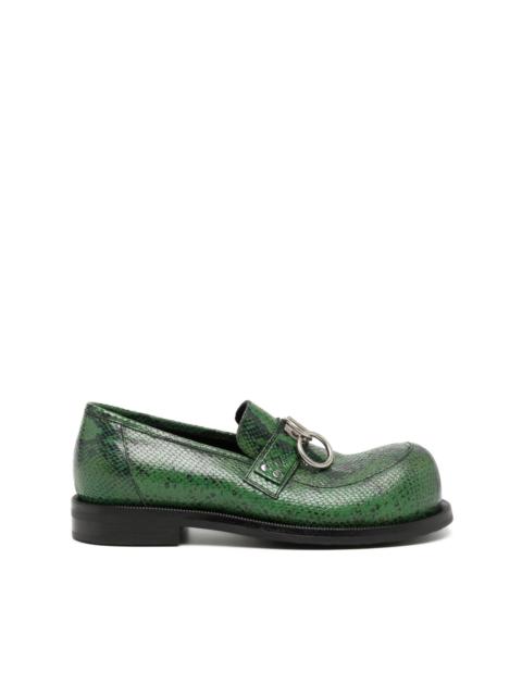 Martine Rose bulb-toe ring loafers