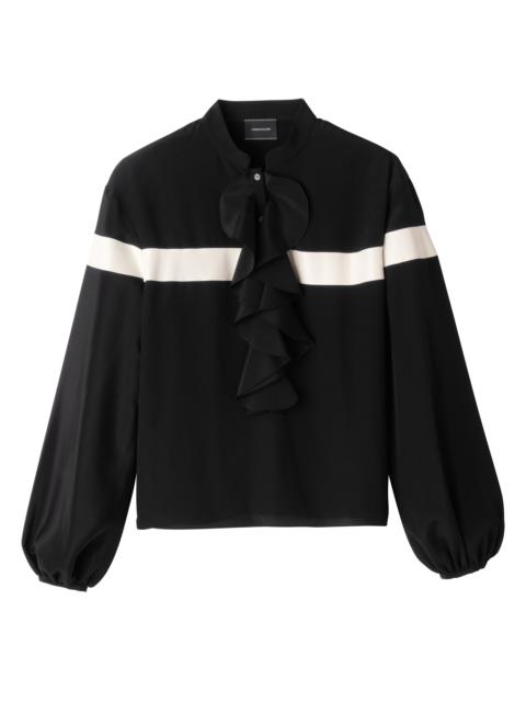 Longchamp Fall-Winter 2023 Collection Blouse Black - OTHER