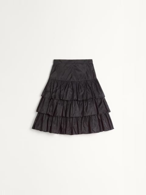 Valentino RUFFLED TAFFETA SKIRT