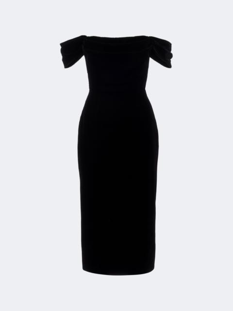 CAROLINA HERRERA Off-shoulder midi dress