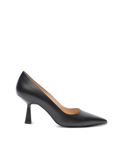 Stuart Weitzman 75mm Stuart Sculpt 75 pointed-toe sculpted-heel pumps