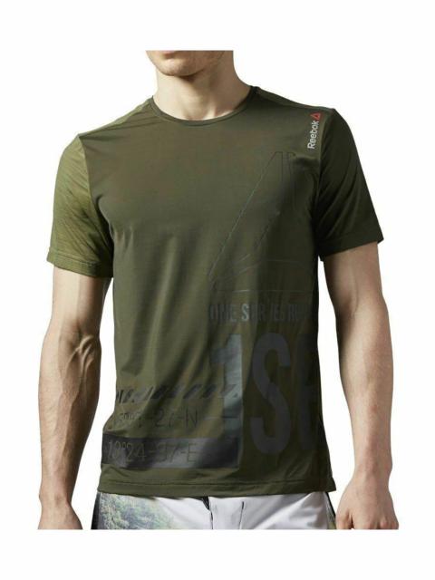 Reebok One Series Running Shortsleeve ActivChill Tee "Poppy Green" S94224