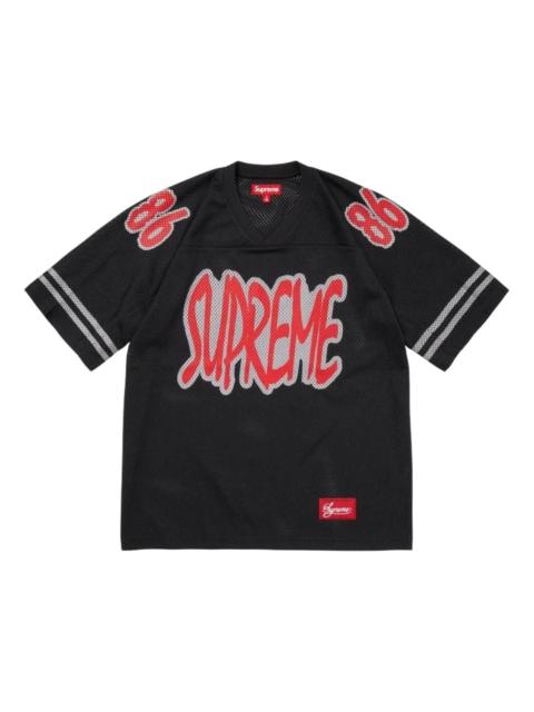 Supreme Supreme FW26 Reflective Football Jersey 'Black' SUP-FW26-017-BLK