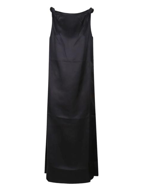 Loulou de Saison knot-detail silk dress