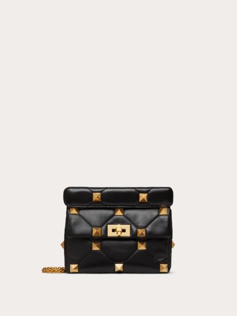 Valentino MEDIUM ROMAN STUD THE SHOULDER BAG IN NAPPA WITH CHAIN