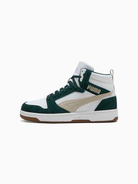 PUMA Rebound V6 Suede Men's Mid-Top Sneakers