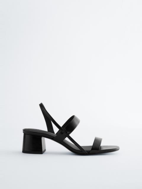 & Other Stories Strappy Block Heel Sandals