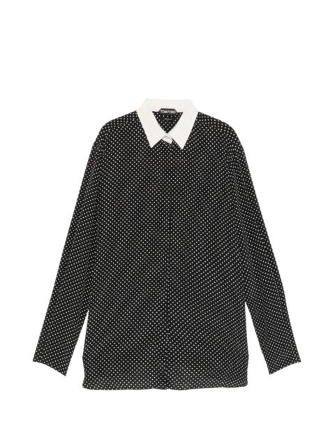TOM FORD polka dot shirt