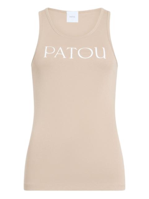 PATOU logo-detail tank top